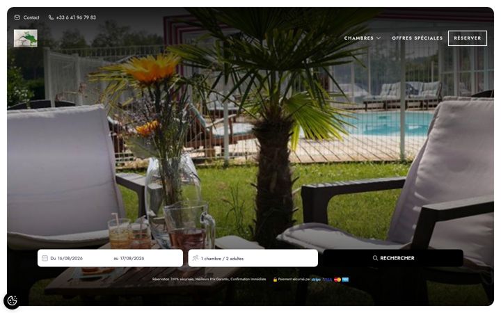 Screenshot of leclosduchamp.fr