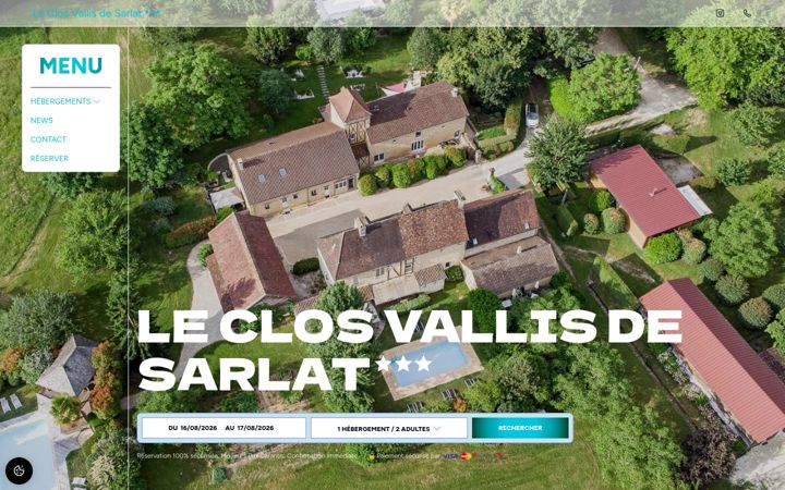 Screenshot of leclosvallis.com