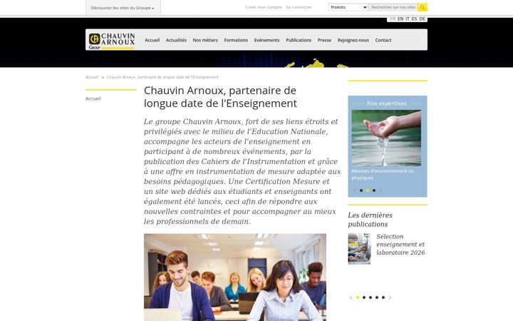 Screenshot of leclubdumesurage.com