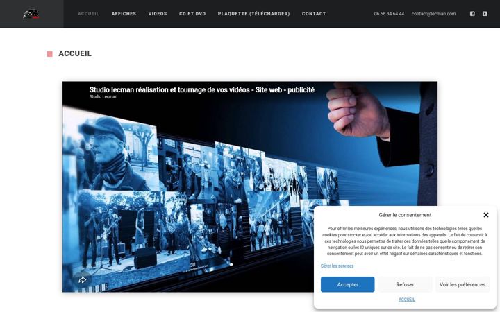 Screenshot of lecman.com