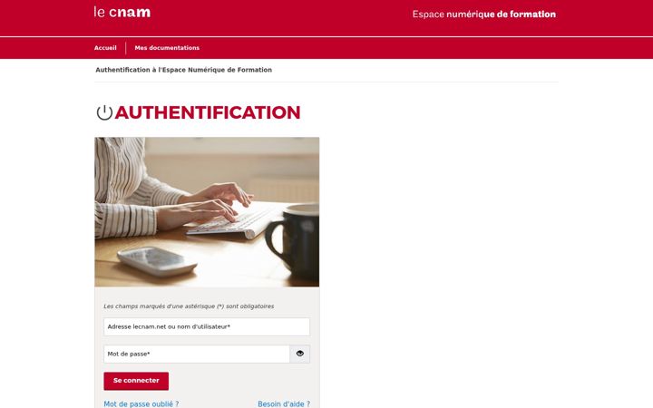 Screenshot of lecnam.net