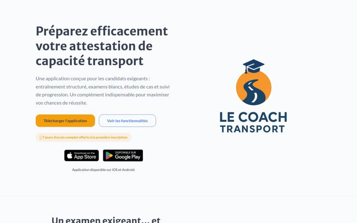 Screenshot of lecoachtransport.fr