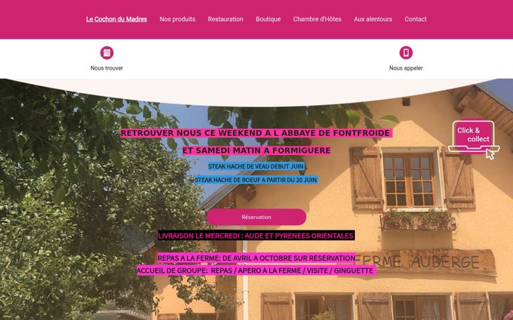 Screenshot of lecochondumadres.fr