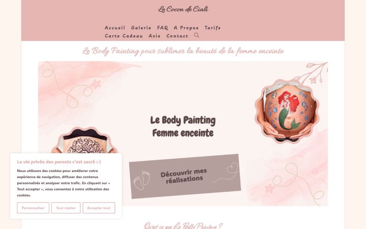 Screenshot of lecocondeciali.fr