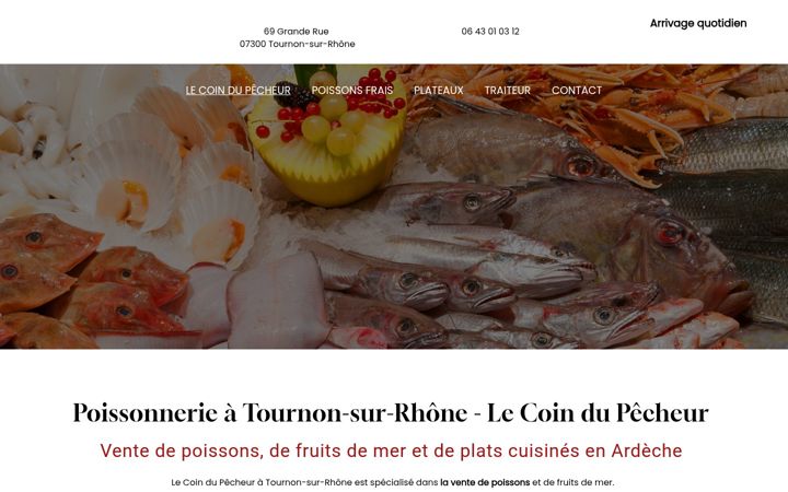 Screenshot of lecoin-du-pecheur.fr