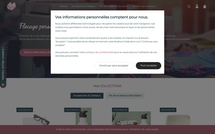 Screenshot of lecoindelodie.fr