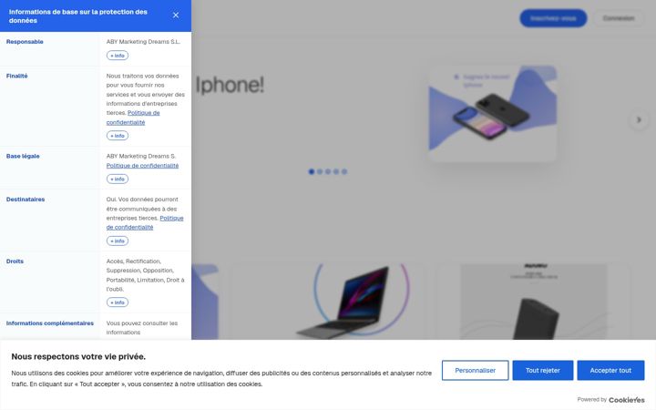 Screenshot of lecoinpromos.com