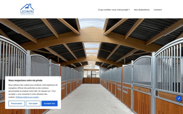 Screenshot of lecointrehorseconcept.fr