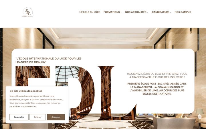 Screenshot of lecoleduluxe.com