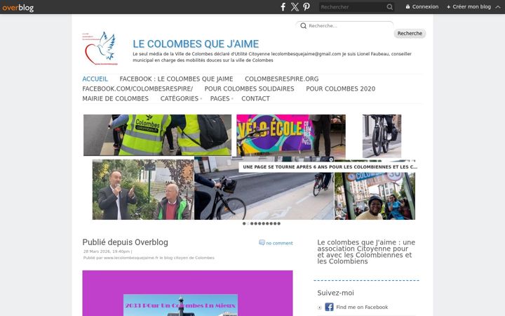 Screenshot of lecolombesquejaime.fr