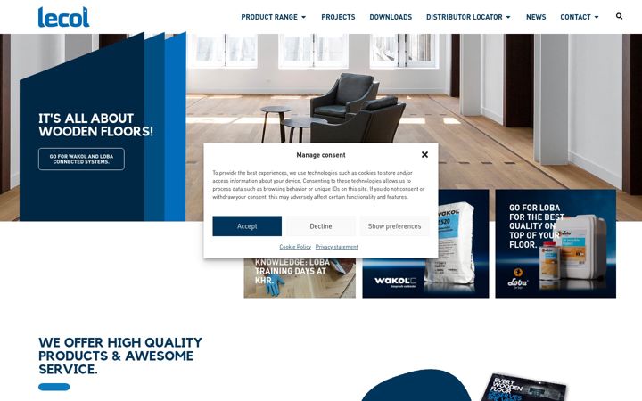 Screenshot of lecoluk.com