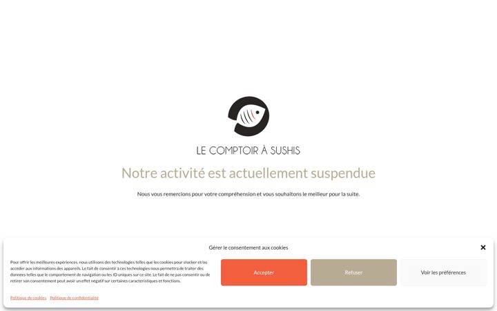 Screenshot of lecomptoirasushis.fr