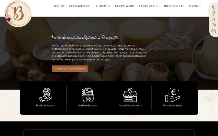 Screenshot of lecomptoirdebriseis.fr