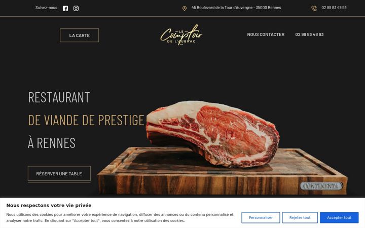 Screenshot of lecomptoirdelaubrac.com