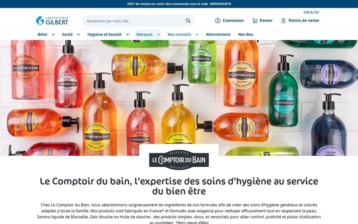 Screenshot of lecomptoirdubain.fr