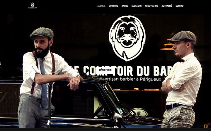 Screenshot of lecomptoirdubarbu.fr