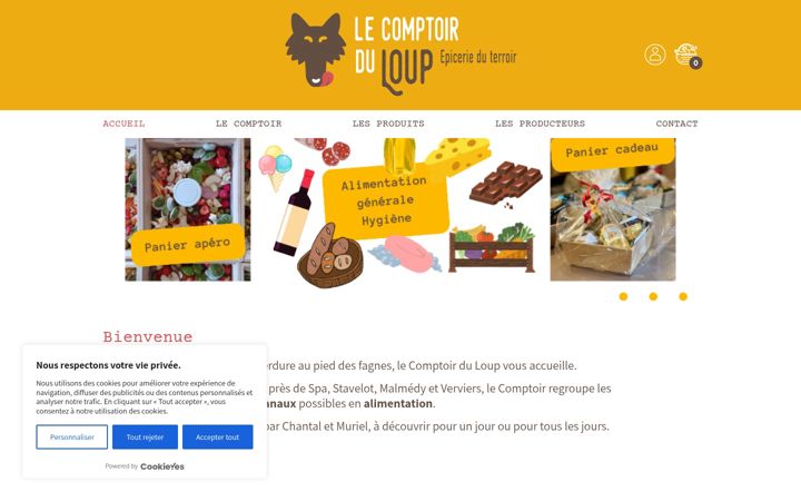 Screenshot of lecomptoirduloup.be