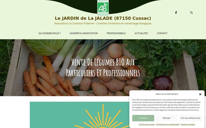 Screenshot of lecomptoirfraternel.org