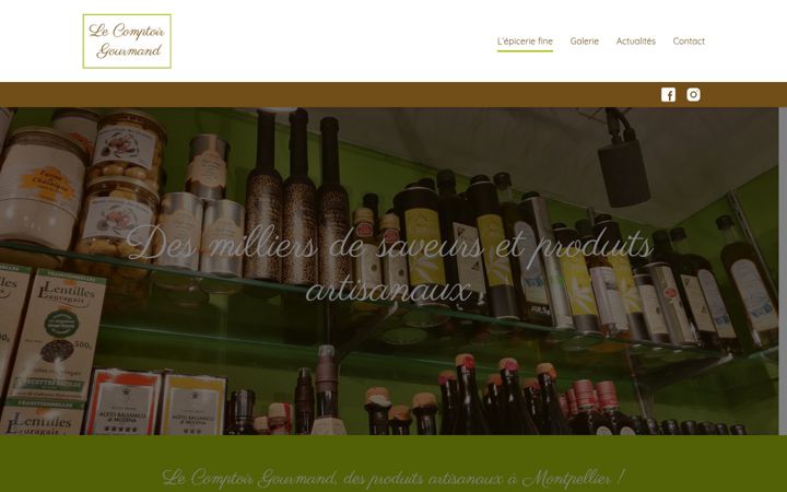 Screenshot of lecomptoirgourmand-montpellier.fr