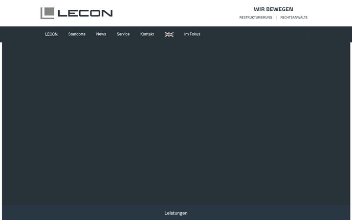 Screenshot of lecon.eu