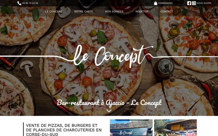 Screenshot of leconceptajaccio.fr
