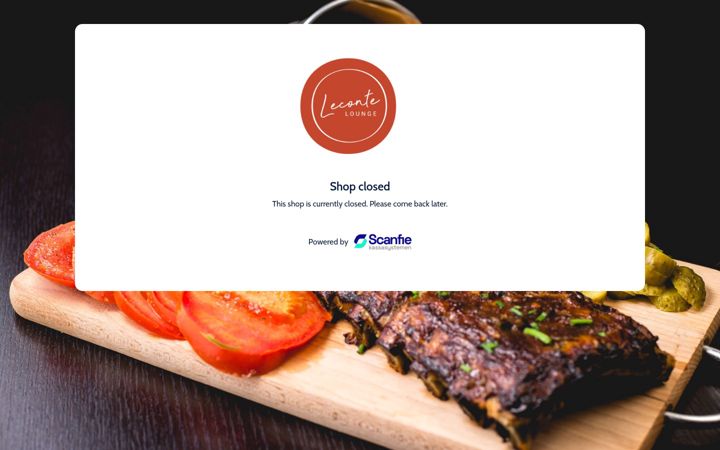 Screenshot of lecontelounge.nl
