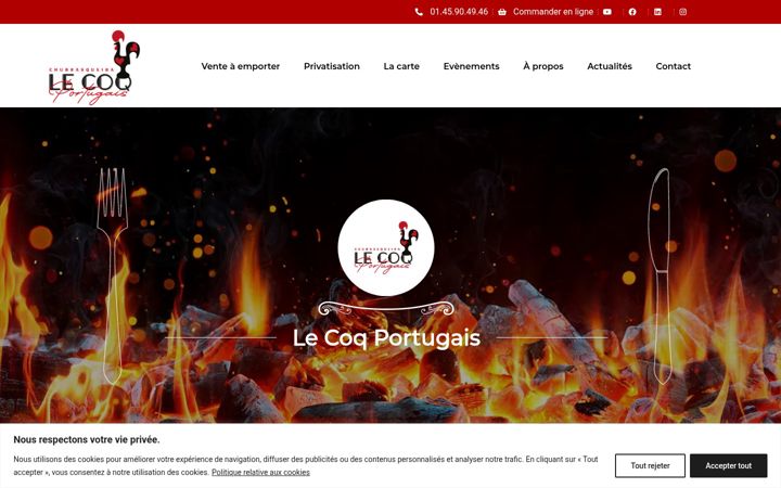 Screenshot of lecoqportugais-sucy.fr