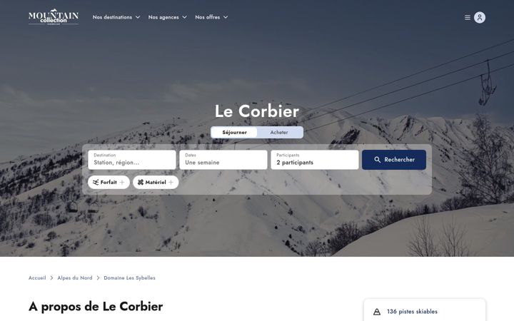 Screenshot of lecorbier-immobilier.com