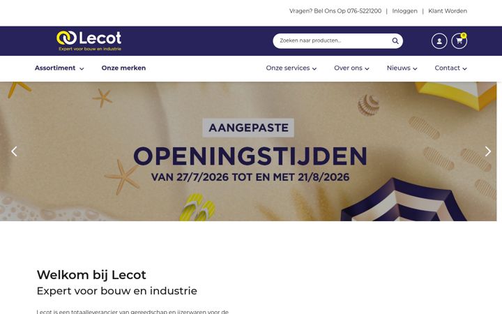 Screenshot of lecot-biermans.nl