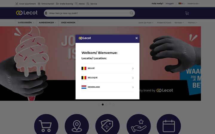 Screenshot of lecot.be