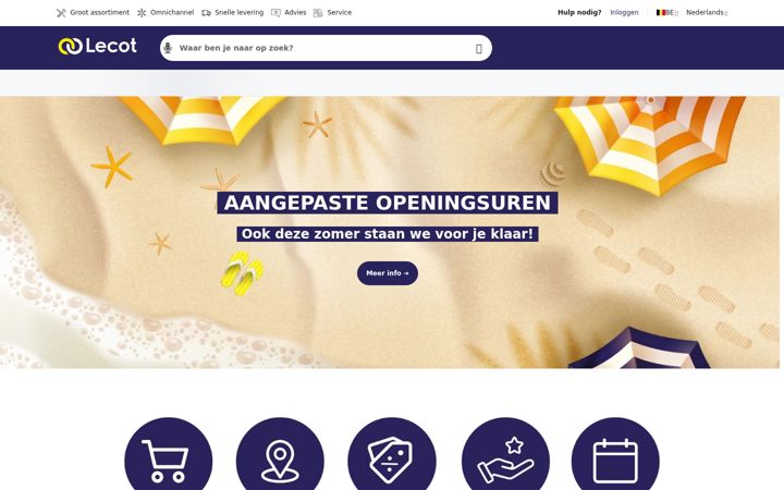 Screenshot of lecot.eu