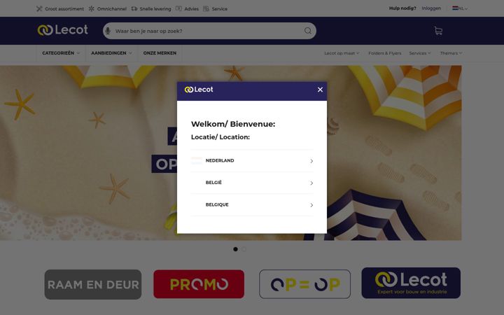 Screenshot of lecot.nl