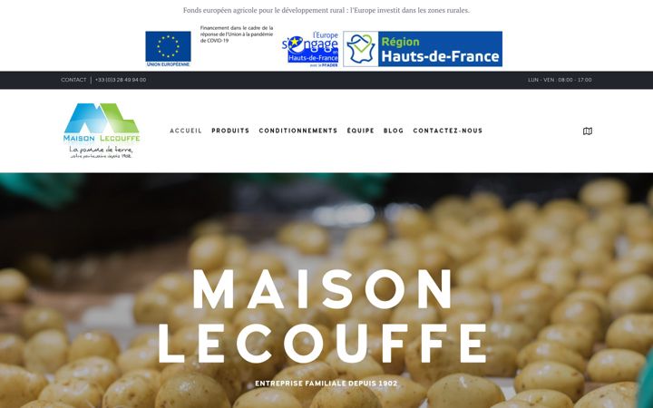 Screenshot ta' lecouffe.fr