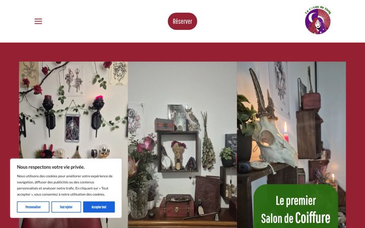 Screenshot of lecovendehele.fr