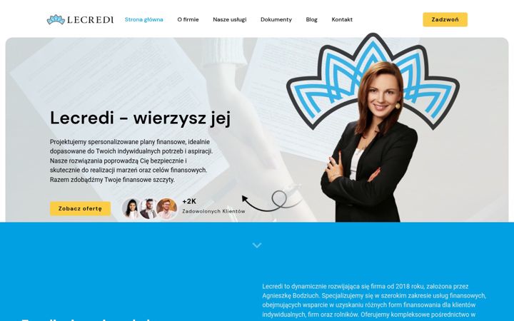 Screenshot of lecredi.pl