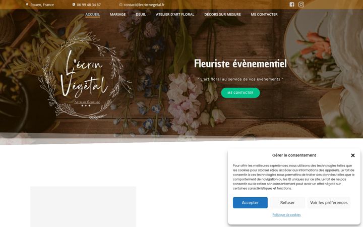 Screenshot of lecrin-vegetal.fr