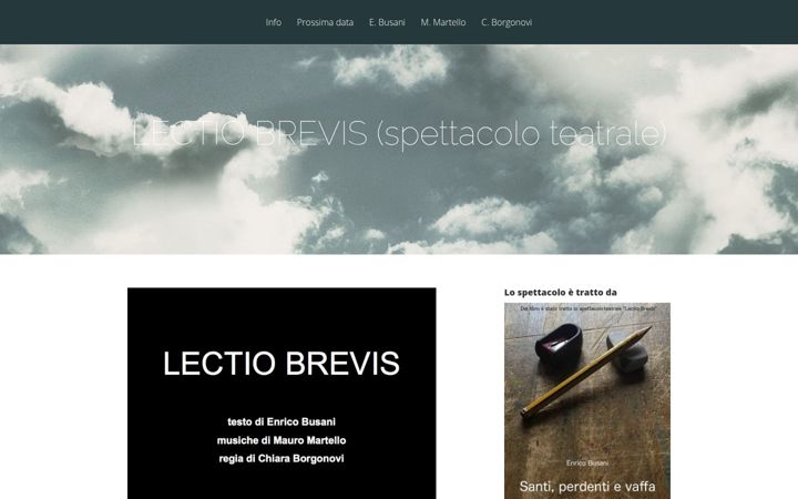 Screenshot of lectiobrevis.altervista.org
