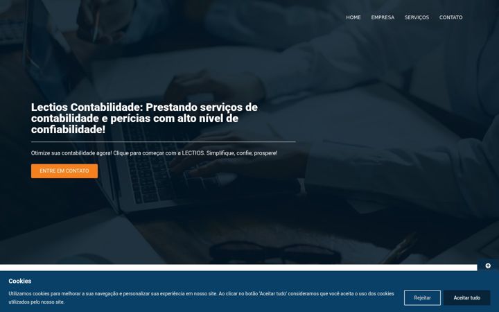 Screenshot of lectioscontabilidade.com.br