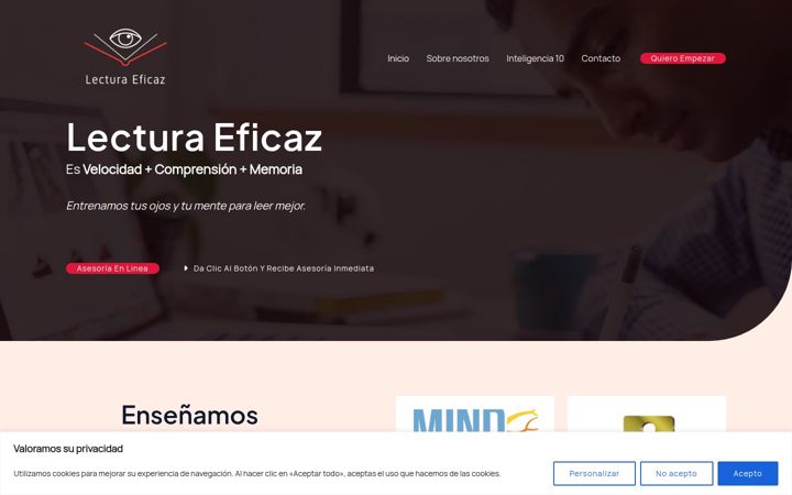 Screenshot of lecturaeficaz.org
