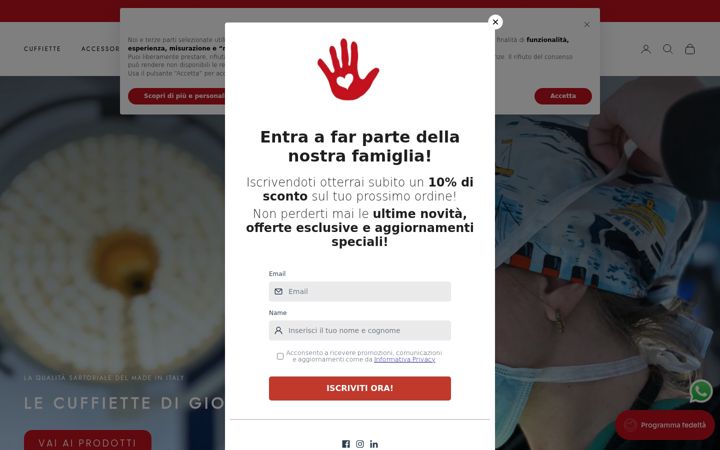 Screenshot of lecuffiettedigio.com