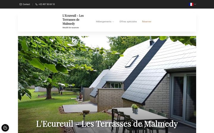 Screenshot of lecureuilmalmedy.be