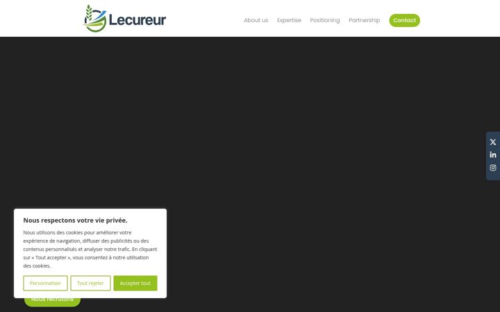 Screenshot of lecureur.fr