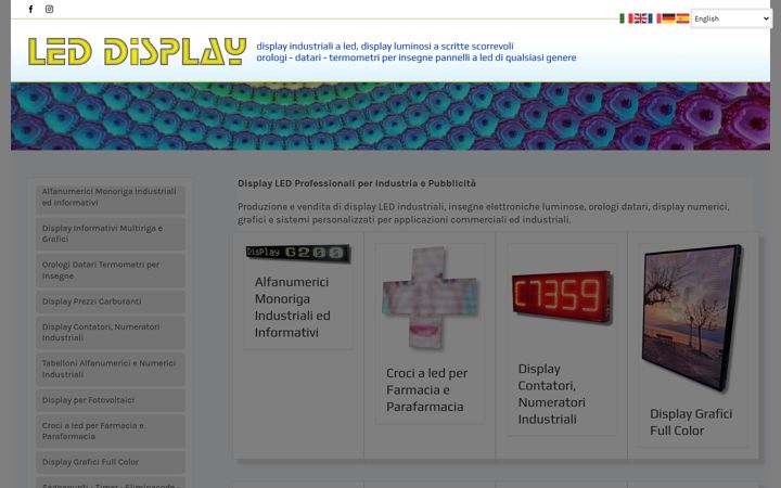 Screenshot of led-display.it