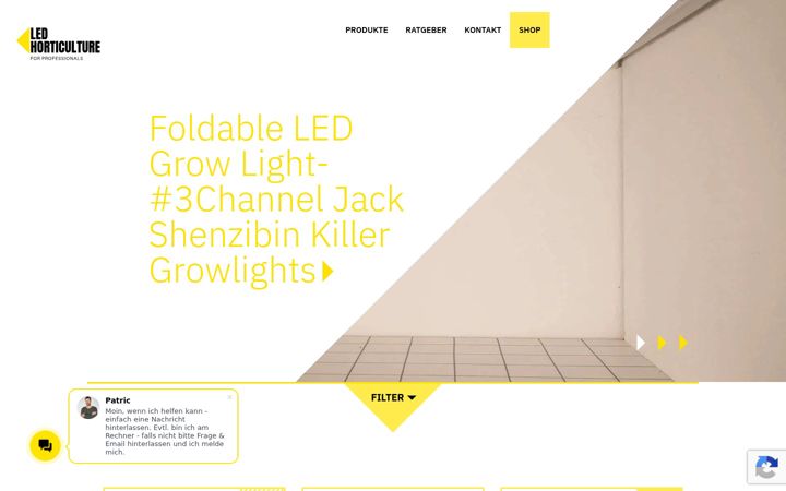 Screenshot of led-horticulture.de