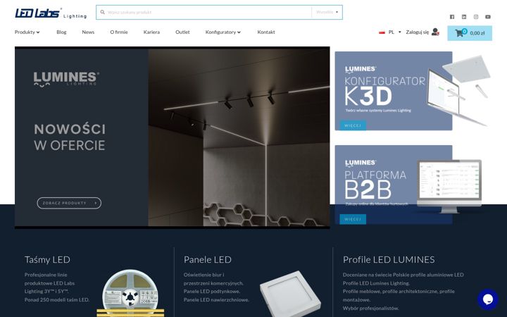 Screenshot of led-labs.pl