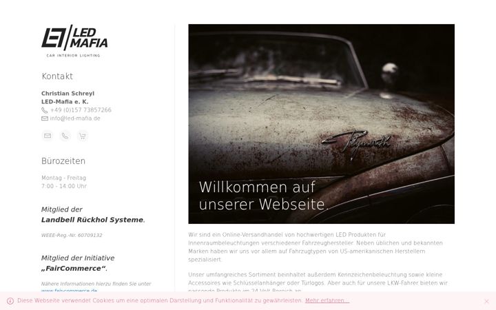 Screenshot of led-mafia.de