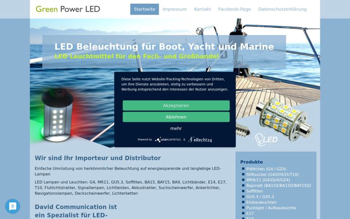 Screenshot of led-marine.de