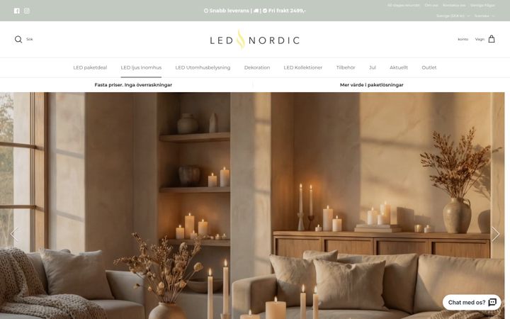 Screenshot of led-nordic.pl