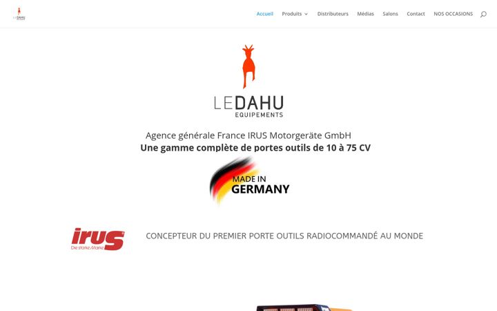 Screenshot of ledahu-equipements.fr