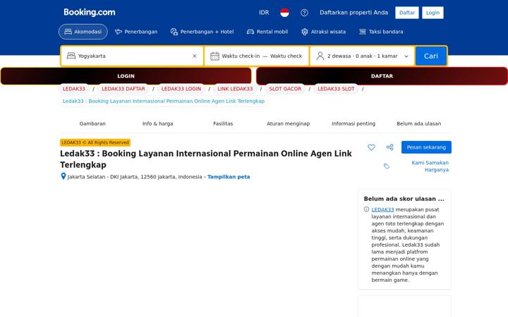 Screenshot of ledak33.net
